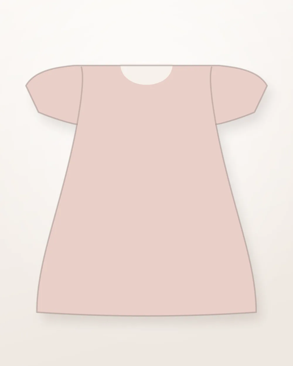 Cotton Jersey Nightie, sample illustration
