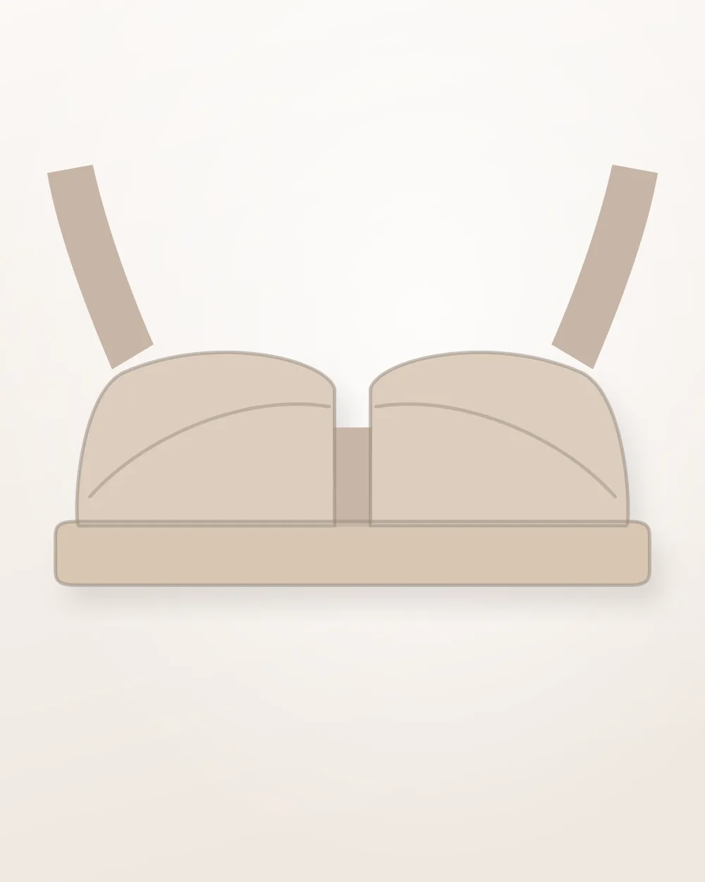Featherlight Non-padded Bra, sample illustration