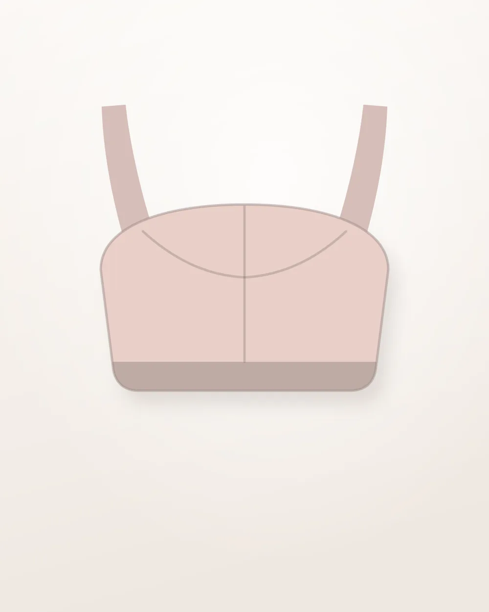 Soft Cotton Bralette, sample illustration