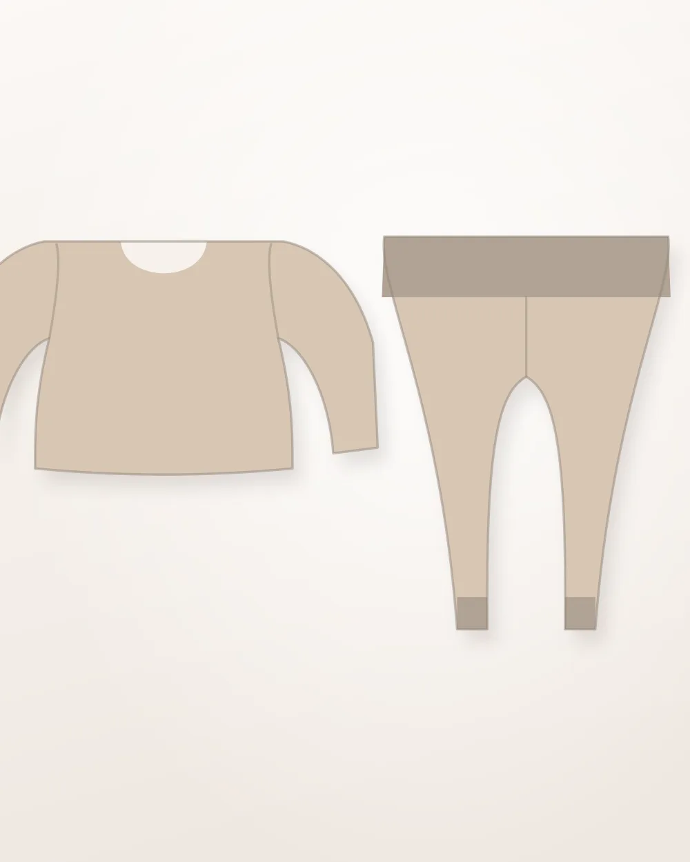 Soft Knit Night Suit, sample illustration